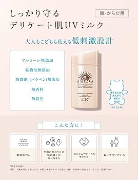 アネッサパーフェクトＵＶ　マイルドミルク　ＮＡ 60mLX3 パーフェクトUV マイルドミルク NA / アネッサ(日焼け止めミルク